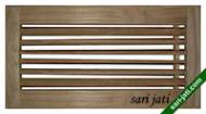  Jendela  Boven  Jalusi Bergerak Kayu  Jati Perhutani I LB 1B1