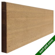 Harga skirting lantai minimalis kayu kamper model profil seperempat lingkaran BM 15110 murah