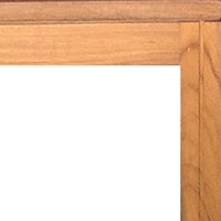 Harga meja makan untuk ruang makan dan dapur dari kayu jati perhutani I finishing melamine wood stain warna terang, desain minimalis, bentuk bujur sangkar, tanpa laci, tanpa tundan, tipe Llavi DT 1A2 murah