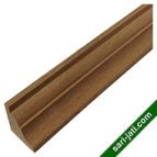 Harga lis plafon sudut, pemasangan siku profil klasik kayu kamper ukuran 3 x 2,5 cm model CRM 3025 murah