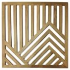 dekorasi rumah hiasan dinding wall art seni kayu jati perhutani I tipe HDWA 0002