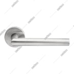 Handle pintu stainless steel SUS 304 dekson deluxe lever handle tube rose bundar LHTR 0039 finishing satin stainless steel