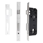Badan kunci pintu stainless steel SUS 301 paloma standard mortise lock MLP 022 finishing satin stainless steel