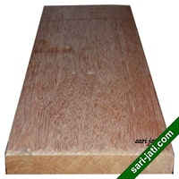 Harga decking lantai kayu outdoor ukuran 25x145 mm SDRA 25140 murah