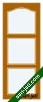 Solid Wooden French / Glass Window Design
