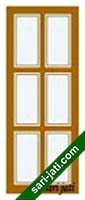 Solid Wooden French / Glass Window Design