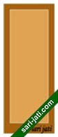 Desain pintu panil kayu meranti mahoni kamper bangkirai merbau jati plywood 1 kotak dari tripleks meranti mahoni teakwood mega sungkai mega nyatoh mega teak, tipe SPFP 1A1 harga murah