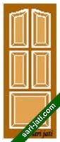 Catalog of solid raised panel door design SRP 5B5
