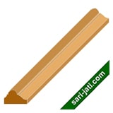 Katalog contoh gambar model desain lis dinding dari HMR dan kayu