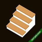 Katalog contoh gambar model desain komponen tangga dari kayu