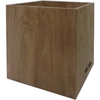 Harga dekorasi rumah, perlengkapan alat tulis dan kotak penyimpanan, keranjang box dari kayu jati perhutani I finishing acrylic water based tipe HDBX 300300 murah
