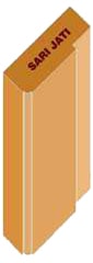 Kusen kayu klasik, single sponing profil klasik