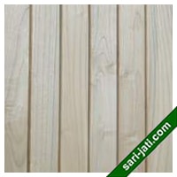 Dinding lambersering kayu sungkai alur nad segitiga 5 mm ukuran 1,2 x 8,5-9,5 cm model LBC 1285