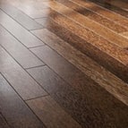 Lantai kayu kelapa finishing PU natural