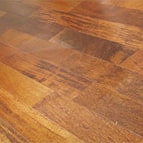 Lantai kayu merbau finishing PU natural