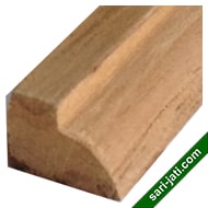 Harga lis profil dekoratif kayu jati perhutani I model SPM 1018 murah