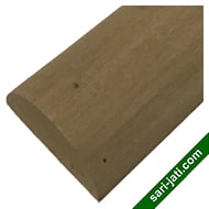 Lis dekoratif profil setengah lingkaran radius 20 mm model SPM 204002 kayu kamper