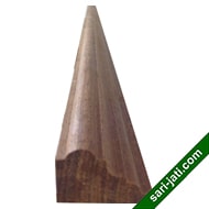 Lis profil klasik asimetris ukuran 2 x 3 cm model SPM 2536 kayu merbau