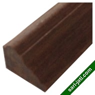 Lis profil klasik asimetris ukuran 2 x 3 cm model SPM 2536 kayu merbau