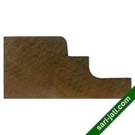 Penampang lis profil minimalis kayu sungkai, model SPM 3060