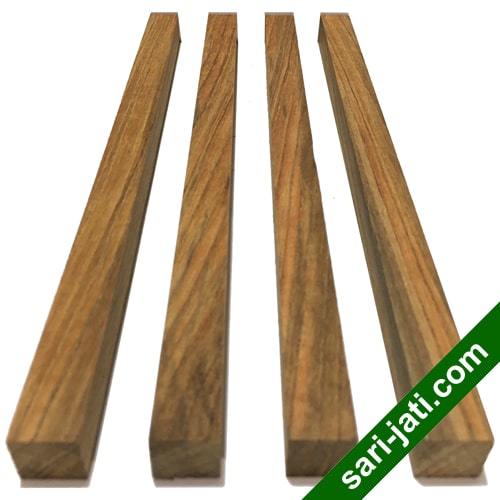 Lis polos segi empat model SSM 1515 kayu jati