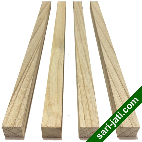 Lis polos segi empat model SSM 1515 kayu sungkai
