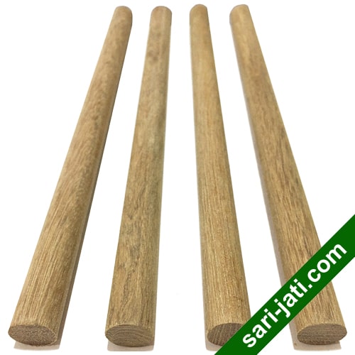 Lis geometris bentuk lingkaran diameter 1 cm model SCM 1010 kayu bengkirai