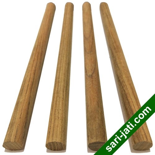 Lis geometris bentuk lingkaran diameter 1 cm model SCM 1010 kayu jati