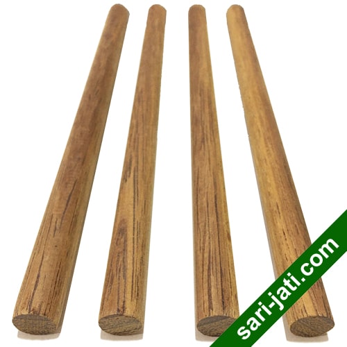 Lis geometris bentuk lingkaran diameter 1 cm model SCM 1010 kayu merbau