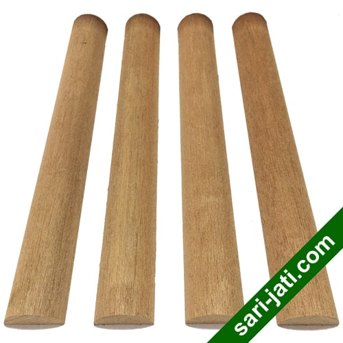 Lis geometris bentuk setengah lingkaran radius 1 cm model SHCM 1020 kayu kamper