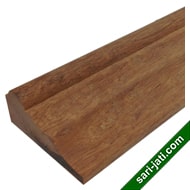 Casing moulding profil klasik tebal 3,5 cm x lebar 8 cm model CMC 3580 kayu merbau