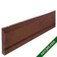 Skirting profil klasik 1.5 x 9 cm model BM 1594 kayu merbau