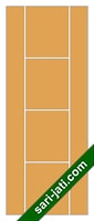 Model pintu plywood alur nad vertikal dan horisontal FS 1B3