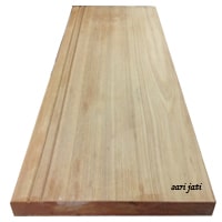 Papan trap tangga kayu bengkirai tebal 4 cm variasi anti selip tipe STUA 35300