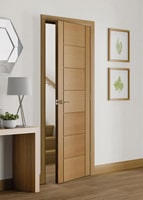 Pintu kayu jati finishing melamine