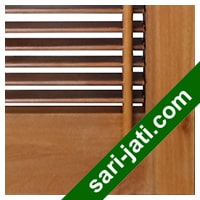 jalusi bergerak kayu bengkirai