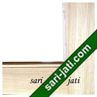 Harga pintu kaca 1 kotak dari kayu jati perhutani I, detil desain tipe GD 1A1 murah