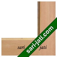 Harga pintu kaca 1 kotak dan jalusi tanam dari kayu kamper, detil desain  tipe SLG 1A1 murah