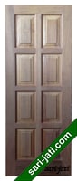 Pintu panel solid raised kayu merbau SRP 8A1