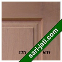 Detil jalusi tanam, pintu garasi panil jalusi kayu kamper SLP 1A1