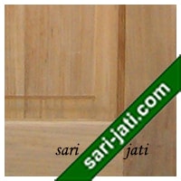 harga pintu panil krepyak / jalusi tanam 1 kotak di atas dari kayu jati perhutani I, detil desain tipe SLP 1A2 murah