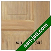 Detil panil bevel, pintu gudang panil krepyak kayu jati SLP  6A1
