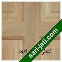 Detil panil bevel, pintu gudang panil krepyak kayu jati SLP  6A1