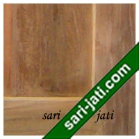 Harga pintu panil kaca 1 kotak di samping dari kayu jati perhutani I, detil desain tipe SGP 1A2 murah