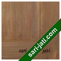 Detil panil flat pintu panil alur kaca vertikal kayu jati perhutani I SGP 2A5