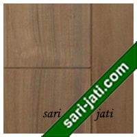 Detil panil flat alur nad horisontal pintu panil alur kaca vertikal kayu jati perhutani I SGP 2A5