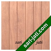 detil pintu minimalis kayu merbau panil solid flat alur nad vertikal SFP 1C2