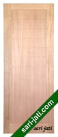 pintu minimalis kayu kamper panil solid flat variasi alur nad vertikal dan horisontal SFP 1E7