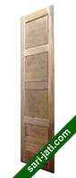 Pintu Panil Solid Flat Kayu Merbau SFP 4A1