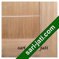 Detil panil teakwood alur nad, pintu kayu jati panil teakwood SPFP 1B1